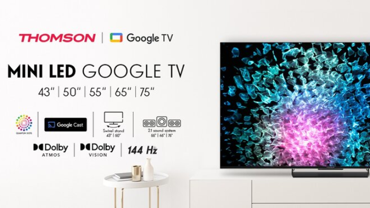 THOMSON predstavuje svoju novú sériu televízorov MiniLED Google TV
