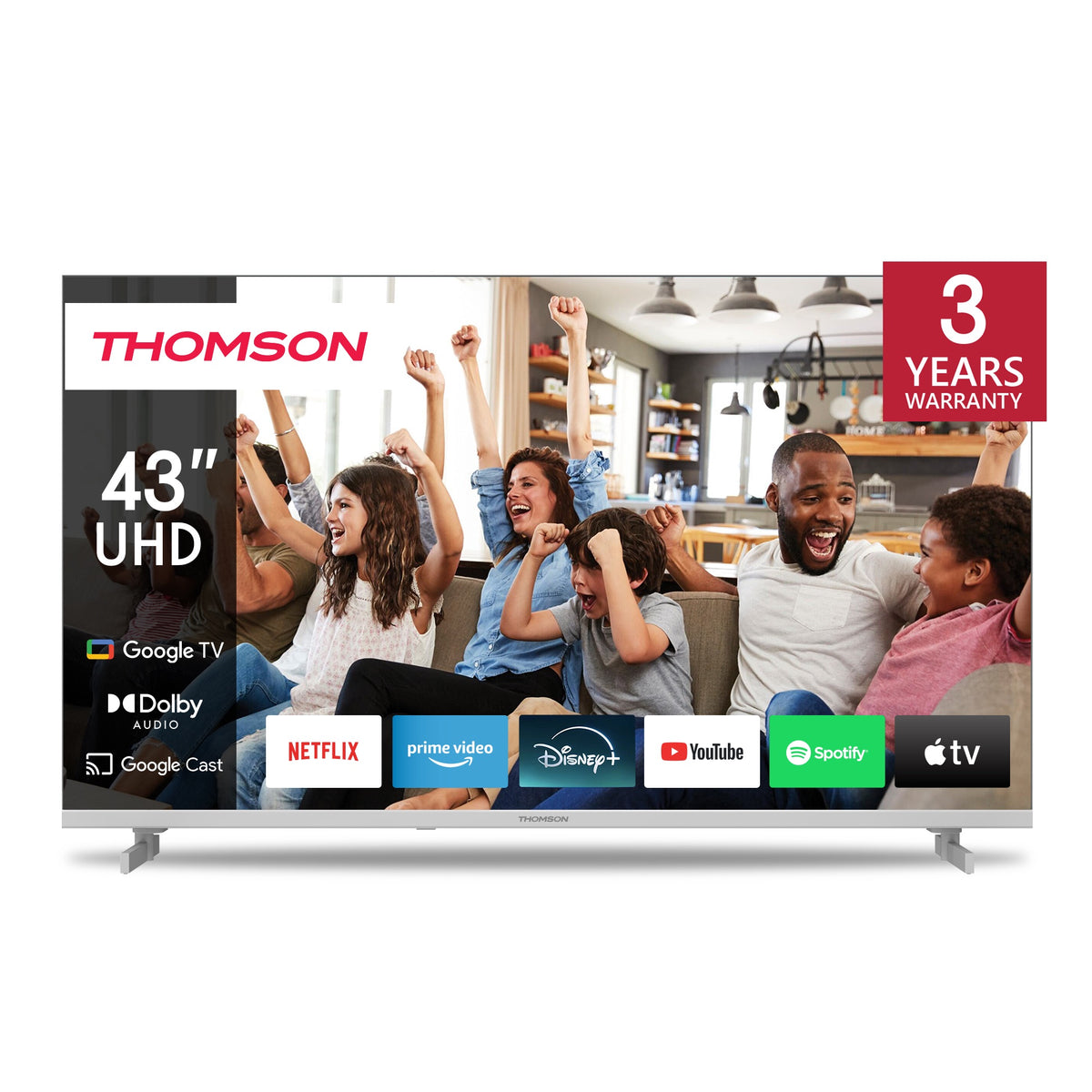 Google TV UHD Side Feet