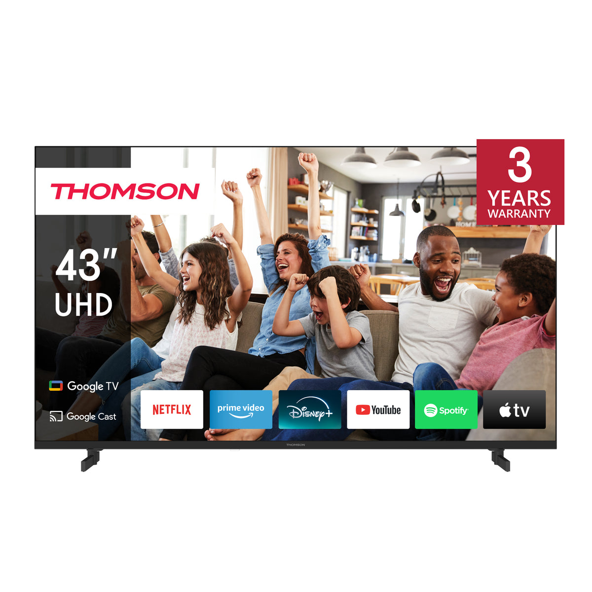 Google TV UHD Side Feet