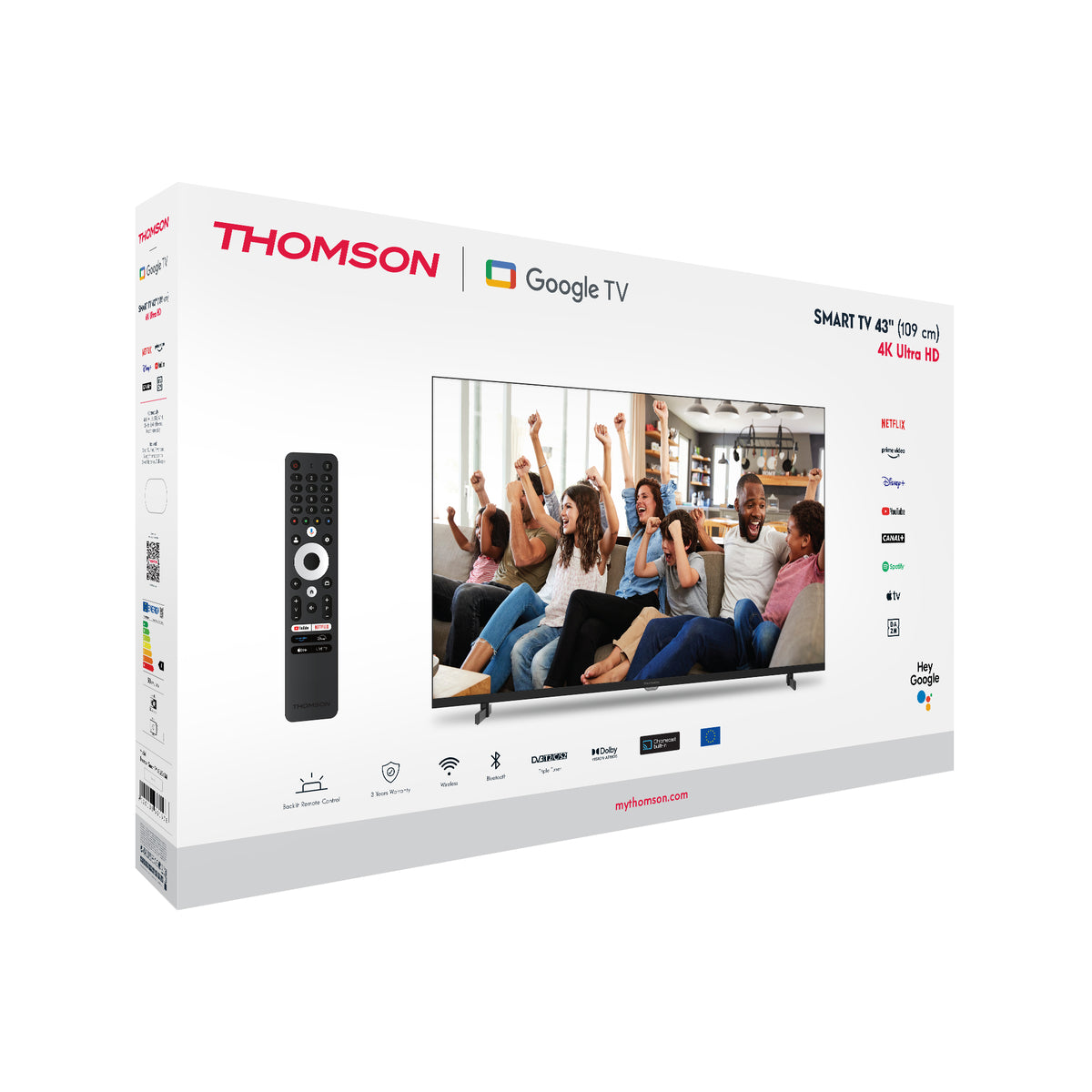 Google TV UHD Side Feet