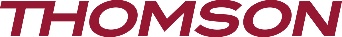 Thomson logo in red on a white background