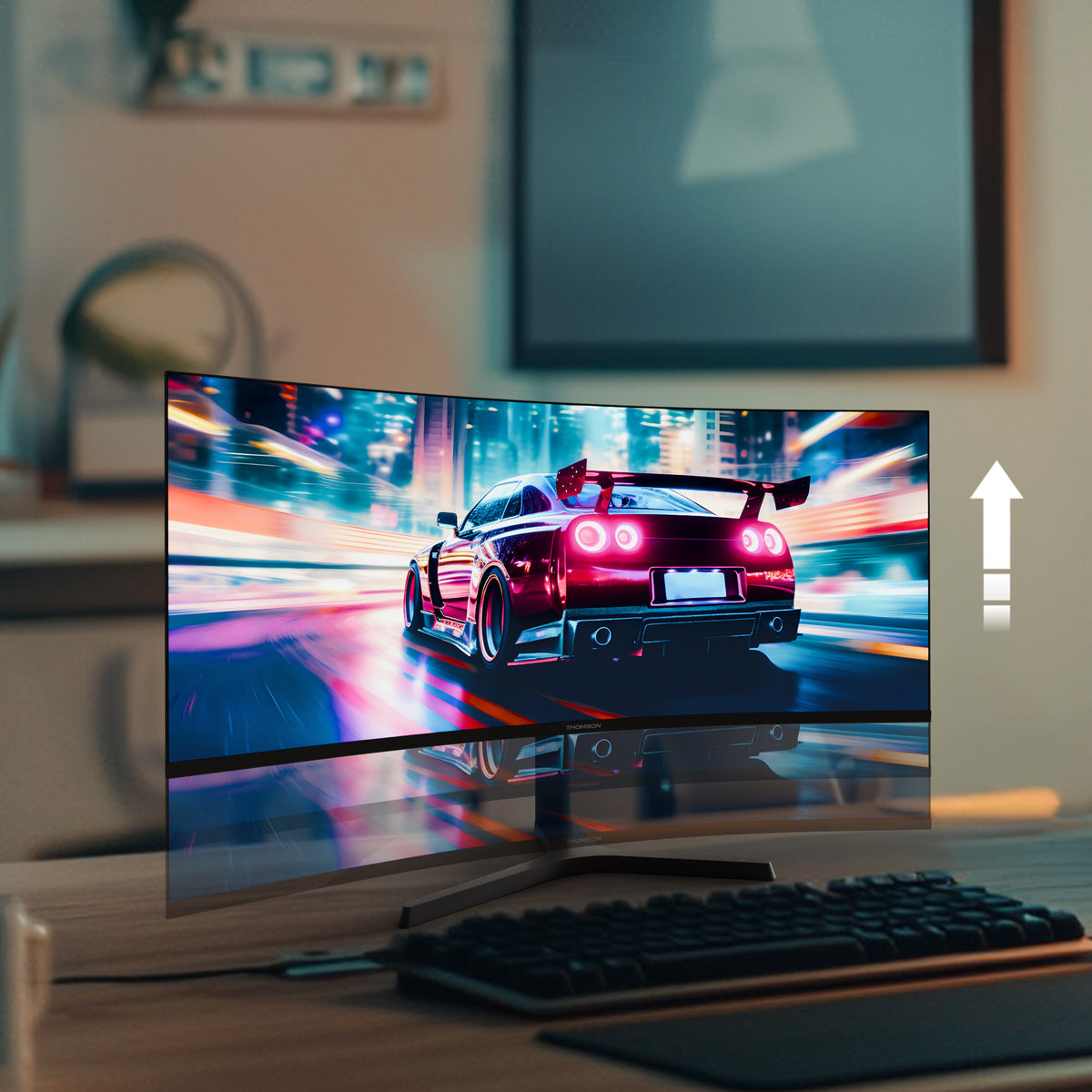 Thomson Gaming Monitor 34" WQHD Curved
