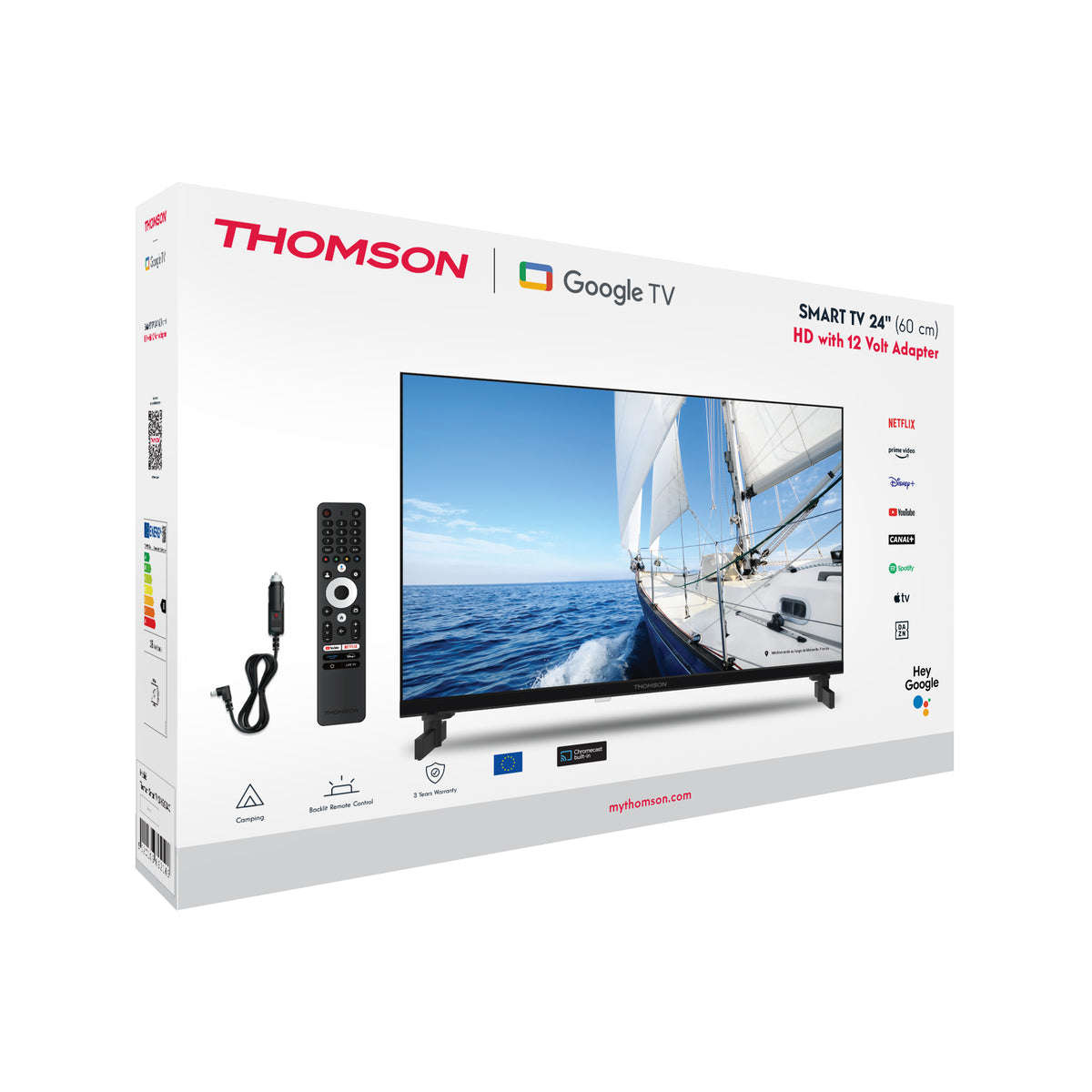 Google TV 24" HD 12V