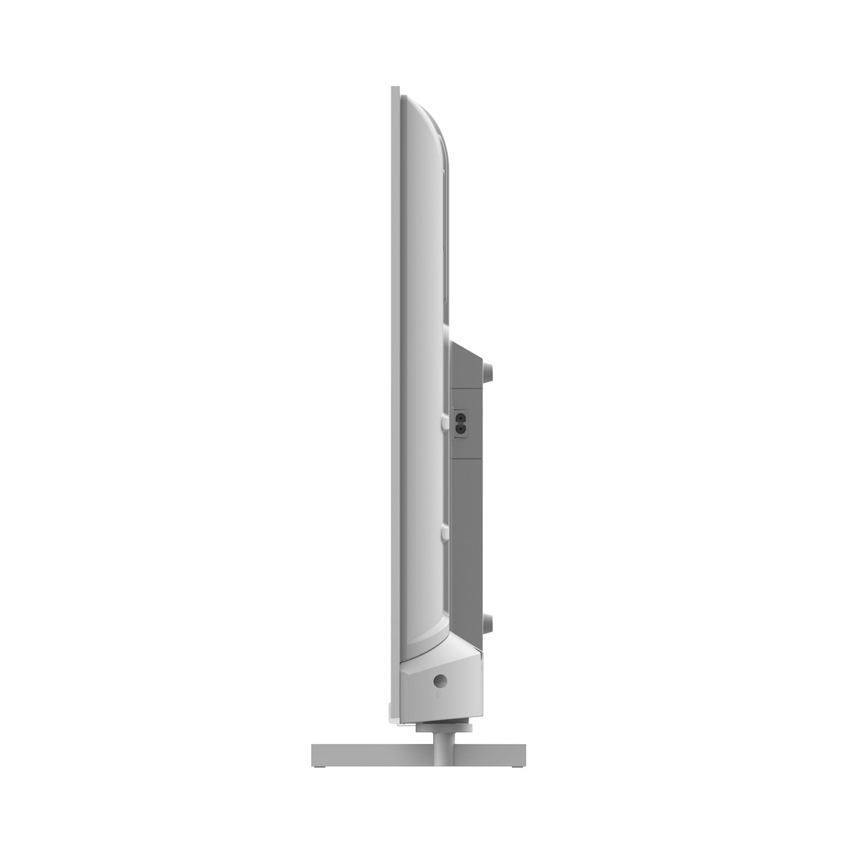White  Thomson TV side view on a white background