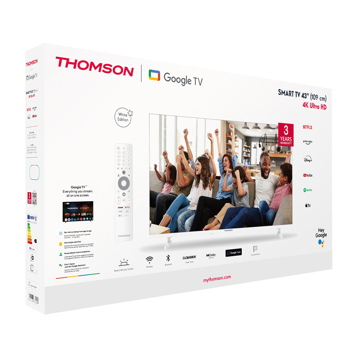 Google TV UHD Side Feet
