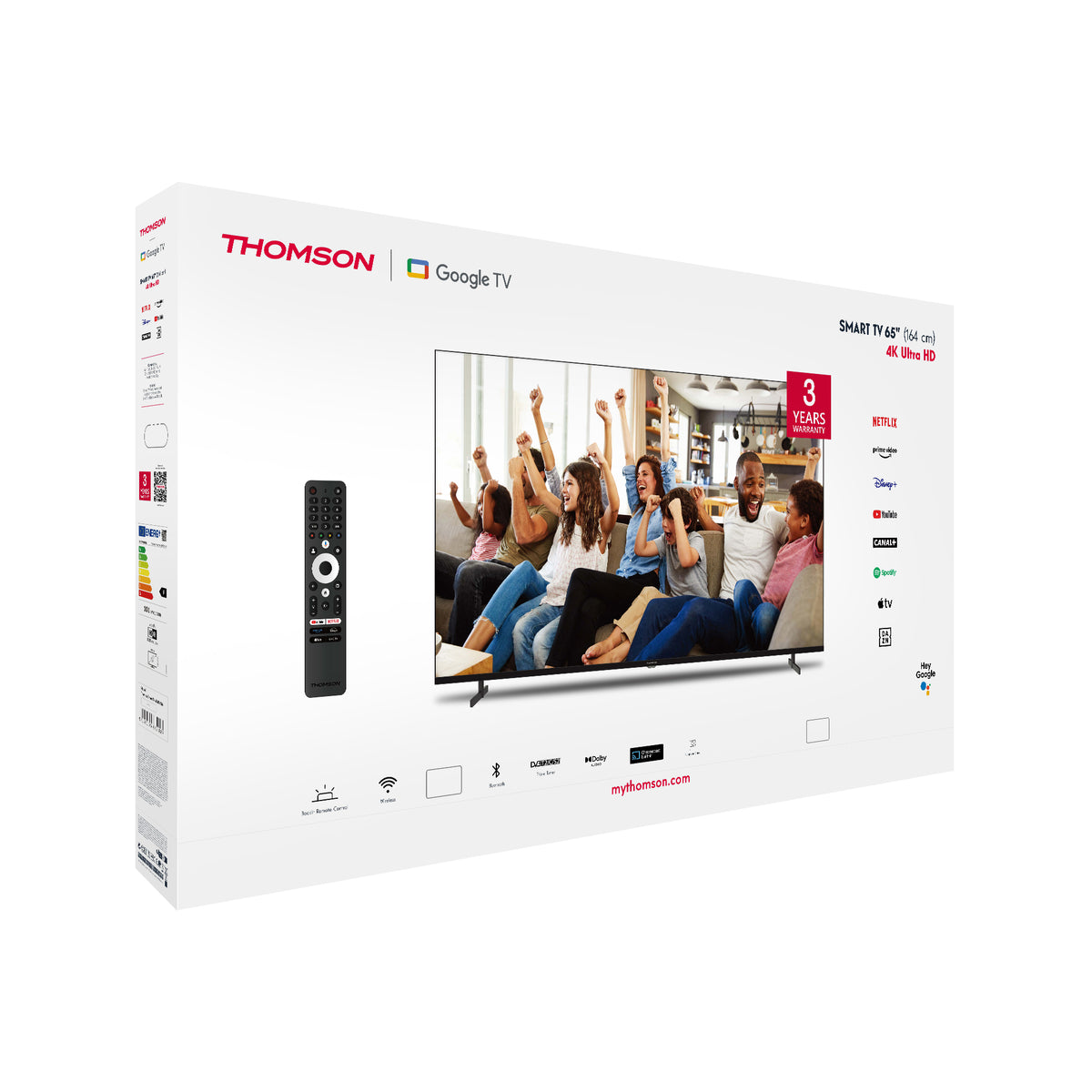 Google TV UHD Side Feet