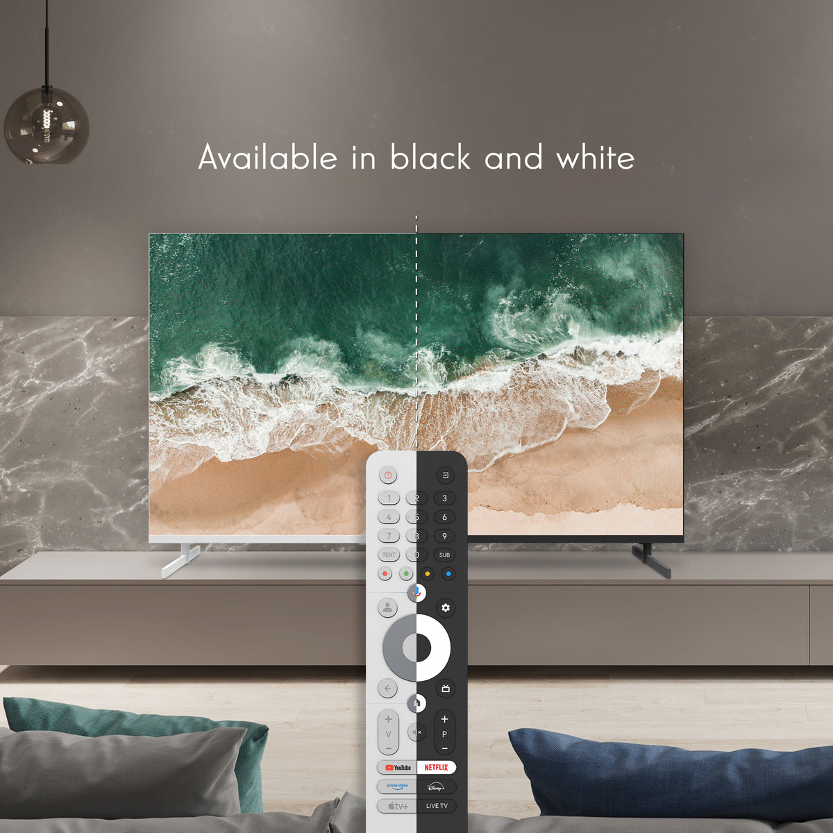 Google TV UHD Side Feet